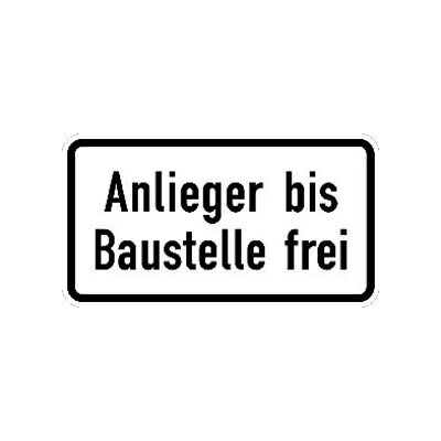 Zusatzschild 1028-32, 330x600mm Accès libre aux riverains jusqu’au chantier, film RAL RA2 ; ADCO (4251783606804) - Publicité Zusatzschild 1028-32, 330x600mm Accès libre aux riverains jusqu’au chantier, film RAL RA2 ; ADCO (4251783606804) - Publicité