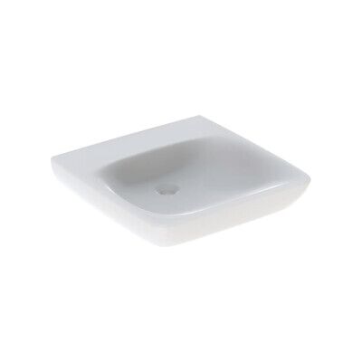 Lavabo Geberit Renova Comfort - Accessible, 55x55cm - Blanc - Publicité Lavabo Geberit Renova Comfort - Accessible, 55x55cm - Blanc - Publicité