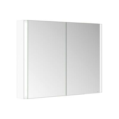 KEUCO Somaris Miroir Mural - Blanc Mat, 2 Portes, 100x71cm - Miroir - Publicité KEUCO Somaris Miroir Mural - Blanc Mat, 2 Portes, 100x71cm - Miroir - Publicité