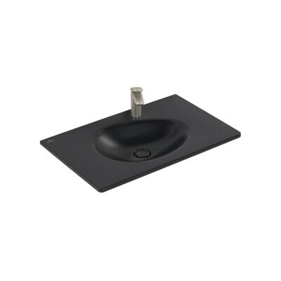 Villeroy & Boch Antao Lavabo Murale Rectangulaire - Noir - Publicité Villeroy & Boch Antao Lavabo Murale Rectangulaire - Noir - Publicité