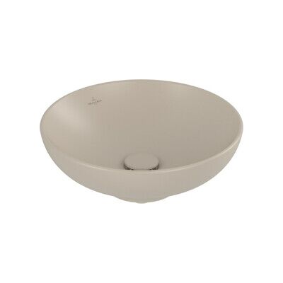 Villeroy & Boch Vasque ronde à poser - CeramicPlus TitanGlaze 42cm Almond - Publicité Villeroy & Boch Vasque ronde à poser - CeramicPlus TitanGlaze 42cm Almond - Publicité