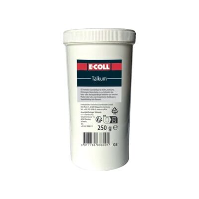 E-COLL Talc 500 ml en poudre ECOLL (4317784638401) - Publicité E-COLL Talc 500 ml en poudre ECOLL (4317784638401) - Publicité