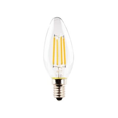 Müller-Licht Ampoule bougie LED - E14, 4.5W, 470 lm, 2700K - Ampoule bougie LED - Publicité Müller-Licht Ampoule bougie LED - E14, 4.5W, 470 lm, 2700K - Ampoule bougie LED - Publicité