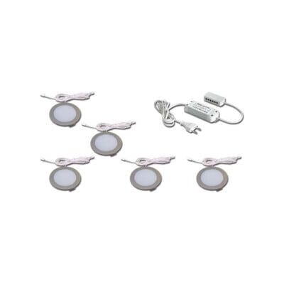 Hera 61056305002 - Ensemble de 5 spots encastrables LED - Éclairage de plafond - Publicité Hera 61056305002 - Ensemble de 5 spots encastrables LED - Éclairage de plafond - Publicité