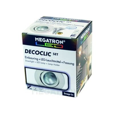 Megatron MT75401 Spot encastrable LED - 2800K, Dimmable, Blanc - Publicité Megatron MT75401 Spot encastrable LED - 2800K, Dimmable, Blanc - Publicité