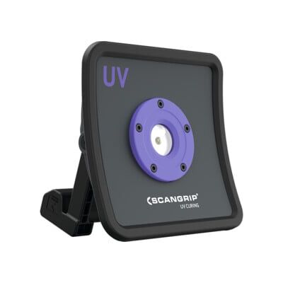 SCANGRIP Lampe de travail UV avec batterie, Type : NOVA-UV (03.5802) - Publicité SCANGRIP Lampe de travail UV avec batterie, Type : NOVA-UV (03.5802) - Publicité