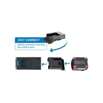 SCANGRIP Projecteur à ailettes sans fil DUO CONNECT 1250-2500 lumens sans batterie (03.6111C) - Publicité SCANGRIP Projecteur à ailettes sans fil DUO CONNECT 1250-2500 lumens sans batterie (03.6111C) - Publicité