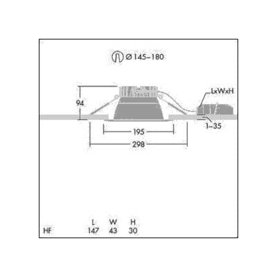 Downlight LED Zumtobel Group CETUS3M1000-840HFRWH - 1057lm, 4000K, IP44 - Publicité Downlight LED Zumtobel Group CETUS3M1000-840HFRWH - 1057lm, 4000K, IP44 - Publicité