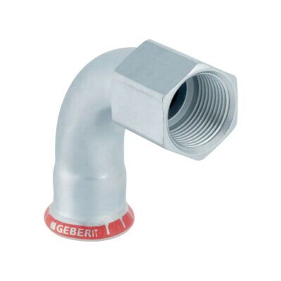 Coude Mapress FZ 90° Geberit - Acier, 15mm et 1/2" - Publicité Coude Mapress FZ 90° Geberit - Acier, 15mm et 1/2" - Publicité