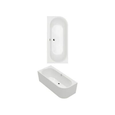 Villeroy & Boch Oberon 2.1 Baignoire encastrée gauche - Blanc Alpin - 1800 x 800 mm - Publicité Villeroy & Boch Oberon 2.1 Baignoire encastrée gauche - Blanc Alpin - 1800 x 800 mm - Publicité