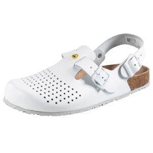 ABEBA Chaussures professionnelles, sabots blancs 4050, OB, Pointure EU: 41 (092955 41) - Publicité ABEBA Chaussures professionnelles, sabots blancs 4050, OB, Pointure EU: 41 (092955 41) - Publicité