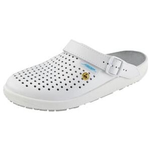 ABEBA Chaussures professionnelles, sabots blancs 5300, OB, Pointure UE: 43 (5300 GR.43) - Publicité ABEBA Chaussures professionnelles, sabots blancs 5300, OB, Pointure UE: 43 (5300 GR.43) - Publicité