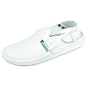 ABEBA Sabot 970111, OB FO, A WRU SRC, blanc, taille 46 (970111/46) - Publicité ABEBA Sabot 970111, OB FO, A WRU SRC, blanc, taille 46 (970111/46) - Publicité