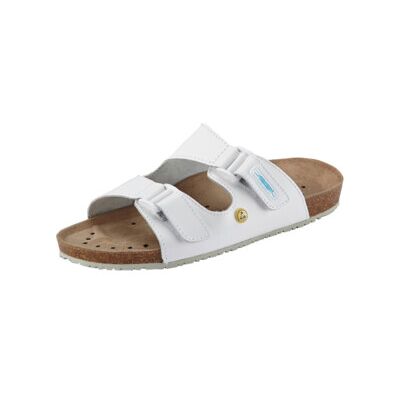 ABEBA Mules blanches 4080, OB, Pointure UE: 45 (4080 GR.45) - Publicité ABEBA Mules blanches 4080, OB, Pointure UE: 45 (4080 GR.45) - Publicité