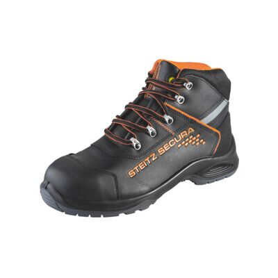STEITZ SECURA Bottines à lacets noires/orange VX 7600, S3 XB, Pointure UE : 39 (VX 7600 PERBUNAN S3 XB 39) - Publicité STEITZ SECURA Bottines à lacets noires/orange VX 7600, S3 XB, Pointure UE : 39 (VX 7600 PERBUNAN S3 XB 39) - Publicité