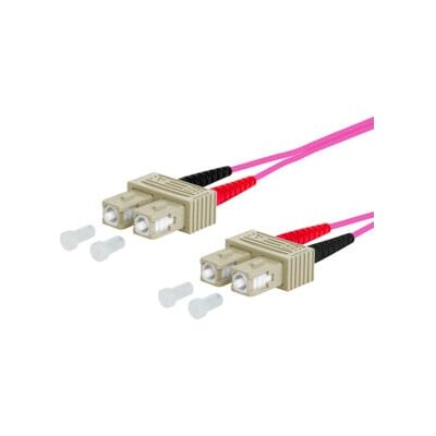 Metz Connect 151S1EOEO20E - Câble réseau fibre optique OM4 - Rose - Publicité Metz Connect 151S1EOEO20E - Câble réseau fibre optique OM4 - Rose - Publicité