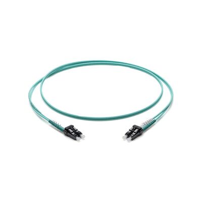 Câble de fibre optique Corning LC/LC OM3 - 1m - Turquoise - Publicité Câble de fibre optique Corning LC/LC OM3 - 1m - Turquoise - Publicité