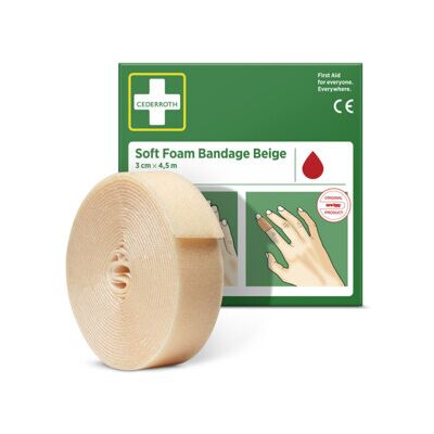 CEDERROTH Bandage mousse 3 cm x 4,5 m (51011018) - Publicité CEDERROTH Bandage mousse 3 cm x 4,5 m (51011018) - Publicité