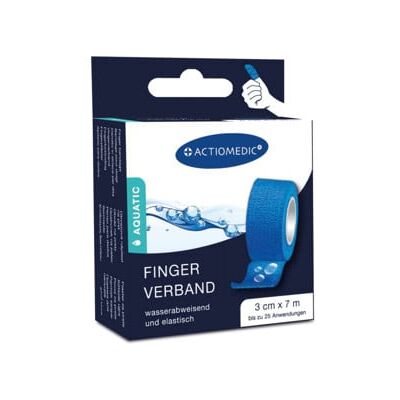 GRAMM medical Actiomedic aquatic pansement rapide, bleu, 3 cm x 7 m, auto-adhésif (120.003.00001) - Publicité GRAMM medical Actiomedic aquatic pansement rapide, bleu, 3 cm x 7 m, auto-adhésif (120.003.00001) - Publicité