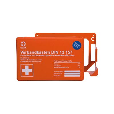 Gramm Medical Trousse de secours d’entreprise MINI detect, DIN 13 157, orange (418.035.91511) - Publicité Gramm Medical Trousse de secours d’entreprise MINI detect, DIN 13 157, orange (418.035.91511) - Publicité