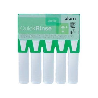 PLUM Ampoules de rinçage oculaire Quick Rinse (Recharge 5 pièces) (5160) - Publicité PLUM Ampoules de rinçage oculaire Quick Rinse (Recharge 5 pièces) (5160) - Publicité
