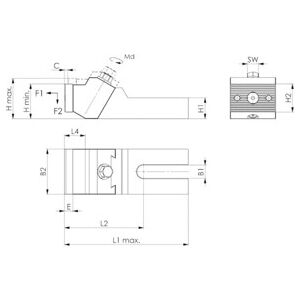 AMF Couvre-latéral rainures en T 6486AO 22 mm (565403) - Publicité AMF Couvre-latéral rainures en T 6486AO 22 mm (565403) - Publicité