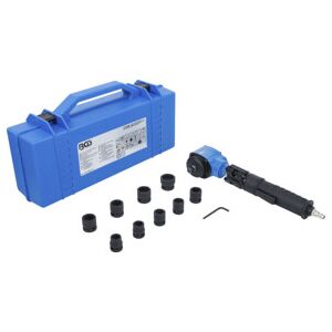 BGS Clé à chocs pneumatique coudée & jeu de clés à douille robuste, 12,5 mm (1/2"), 650 Nm, 10 pièces ; BGS technic (74348) - Publicité BGS Clé à chocs pneumatique coudée & jeu de clés à douille robuste, 12,5 mm (1/2"), 650 Nm, 10 pièces ; BGS technic (74348) - Publicité