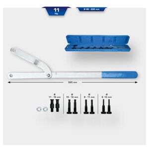 Brilliant Tools Levier de blocage de poulie universel, 11 pcs (BT595750) - Publicité Brilliant Tools Levier de blocage de poulie universel, 11 pcs (BT595750) - Publicité