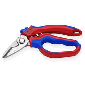Ciseaux d'électricien Knipex avec poignée bimatière et coupe-fil, longueur totale : 160mm (95 05 20 SB) - Publicité Ciseaux d'électricien Knipex avec poignée bimatière et coupe-fil, longueur totale : 160mm (95 05 20 SB) - Publicité