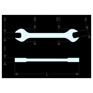 Clé à fourche Facom - Publicité Clé à fourche Facom - Publicité