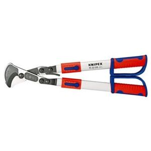 Coupe-câbles, à cliquet, avec bras télescopiques Knipex (95 32 038) - Publicité Coupe-câbles, à cliquet, avec bras télescopiques Knipex (95 32 038) - Publicité