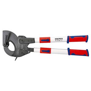 Coupe-câbles, à cliquet, avec bras télescopiques Knipex (95 32 060) - Publicité Coupe-câbles, à cliquet, avec bras télescopiques Knipex (95 32 060) - Publicité