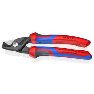 Coupe-câbles Knipex StepCut avec gaine multimatière, bruni, 160 mm (95 12 160) - Publicité Coupe-câbles Knipex StepCut avec gaine multimatière, bruni, 160 mm (95 12 160) - Publicité