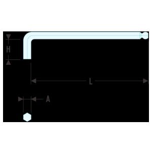 Facom Clé mâle longue tête sphérique 9 mm (83SH.9) - Publicité Facom Clé mâle longue tête sphérique 9 mm (83SH.9) - Publicité