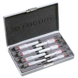 Facom MICRO-TECH® Tournevis à main pour visseuses TX Set dans boîte en plastique, 8 pcs. (AEX.J2) - Publicité Facom MICRO-TECH® Tournevis à main pour visseuses TX Set dans boîte en plastique, 8 pcs. (AEX.J2) - Publicité