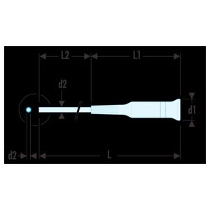 Facom Tournevis manuel antistatique 2,5x35mm (AEF.2.5X35) - Publicité Facom Tournevis manuel antistatique 2,5x35mm (AEF.2.5X35) - Publicité