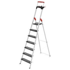 Hailo L100 TopLine, escabeau de sécurité en aluminium, 7 marches (8050707) - Publicité Hailo L100 TopLine, escabeau de sécurité en aluminium, 7 marches (8050707) - Publicité