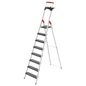Hailo L100 TopLine, escabeau de sécurité en aluminium, 8 marches (8050807) - Publicité Hailo L100 TopLine, escabeau de sécurité en aluminium, 8 marches (8050807) - Publicité