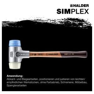 Halder Schonhammer Simplex alu 50 mm TPE doux/Nylon (3118.050) - Publicité Halder Schonhammer Simplex alu 50 mm TPE doux/Nylon (3118.050) - Publicité