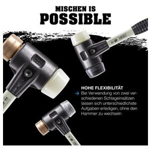 Halder SchonhammerSimplex Fibre 60 mm Caoutchouc/Nylon (3728.060) - Publicité Halder SchonhammerSimplex Fibre 60 mm Caoutchouc/Nylon (3728.060) - Publicité