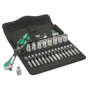 Jeu de clés à douille Wera Zyklop Speed 1/4 pouce 28 pcs (05004016001) - Publicité Jeu de clés à douille Wera Zyklop Speed 1/4 pouce 28 pcs (05004016001) - Publicité