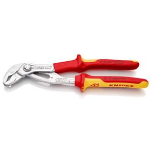 KNIPEX Cobra® VDE, Pince multiprise de pointe, isolée Knipex (87 26 250) - Publicité KNIPEX Cobra® VDE, Pince multiprise de pointe, isolée Knipex (87 26 250) - Publicité