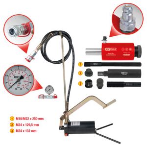 KS Tools Système hydraulique 16t, avec pompe hydraulique et manomètre, 15 pcs. (440.0575) - Publicité KS Tools Système hydraulique 16t, avec pompe hydraulique et manomètre, 15 pcs. (440.0575) - Publicité