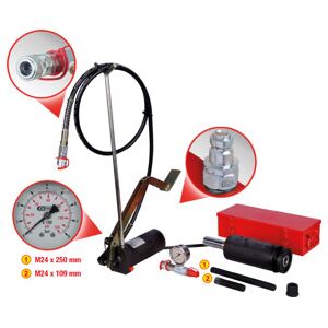 KS Tools Système hydraulique 32t, avec pompe hydraulique et manomètre, 11 pcs. (440.0585) - Publicité KS Tools Système hydraulique 32t, avec pompe hydraulique et manomètre, 11 pcs. (440.0585) - Publicité