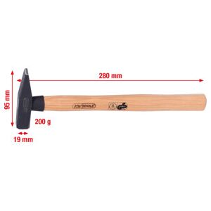 Marteau rivoir manche Hickory, 200 g ; KS Tools (142.1320) - Publicité Marteau rivoir manche Hickory, 200 g ; KS Tools (142.1320) - Publicité