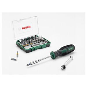 Mini-cliquet BOSCH 27 pièces + tournevis manuel (2607017331) - Publicité Mini-cliquet BOSCH 27 pièces + tournevis manuel (2607017331) - Publicité