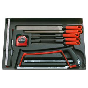 Module plastique Facom - limes, outils de mesure, scies 10 pcs. (MOD.601) - Publicité Module plastique Facom - limes, outils de mesure, scies 10 pcs. (MOD.601) - Publicité