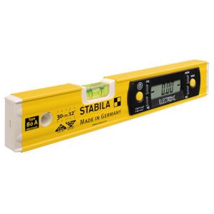 Niveau à bulles STABILA TECH 80 A electronic 30 cm aluminium jaune ± 0,5 mm/m (17323) - Publicité Niveau à bulles STABILA TECH 80 A electronic 30 cm aluminium jaune ± 0,5 mm/m (17323) - Publicité