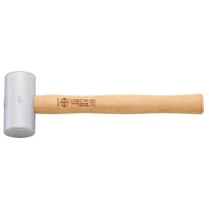 OSCA Marteau en aluminium cylindrique avec manche en hickory 500g (075H Gr 500) - Publicité OSCA Marteau en aluminium cylindrique avec manche en hickory 500g (075H Gr 500) - Publicité