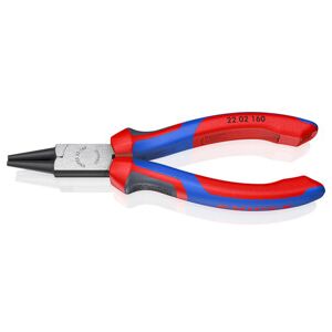 Pince à becs ronds DIN ISO 5745 L. 160 mm tête polie gaines à 2 comp. KNIPEX (22 02 160) - Publicité Pince à becs ronds DIN ISO 5745 L. 160 mm tête polie gaines à 2 comp. KNIPEX (22 02 160) - Publicité